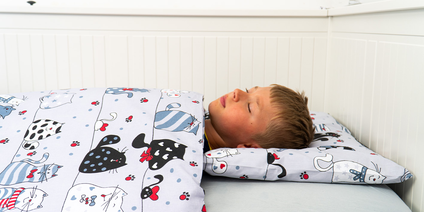 Pościel 100x160 cm 100% bawełna koty kotki szare